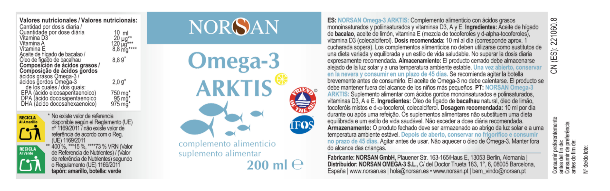 Omega-3 ARKTIS Óleo