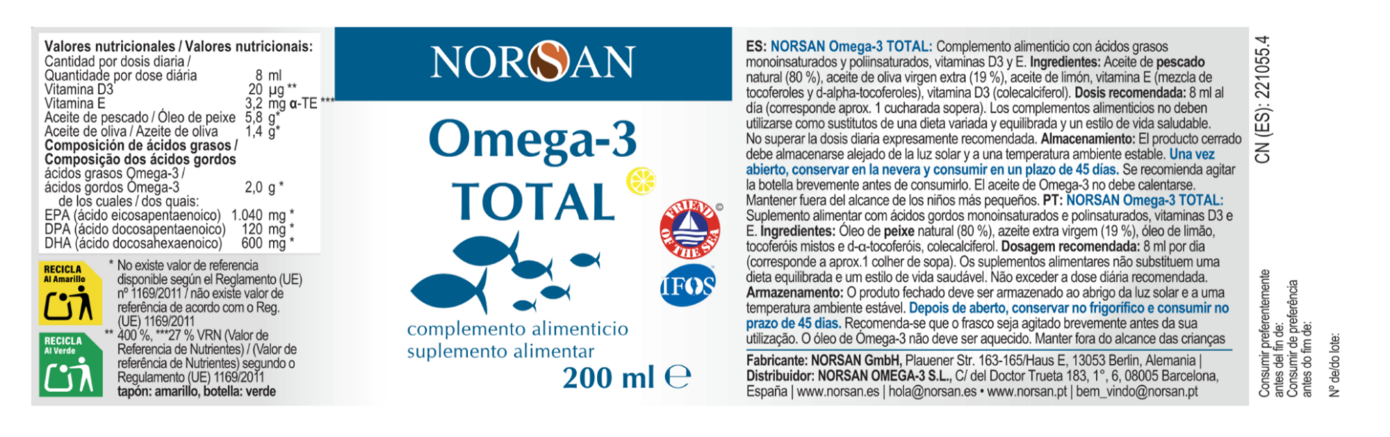 Omega-3 TOTAL Óleo
