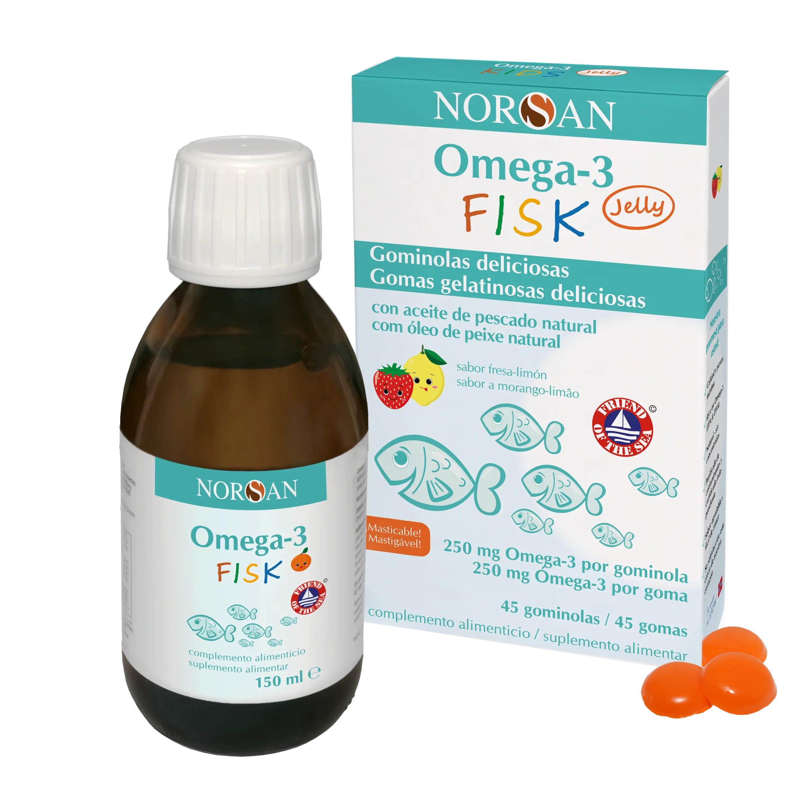 Omega-3 FISK- conjunto