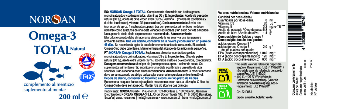 Omega-3 TOTAL Óleo